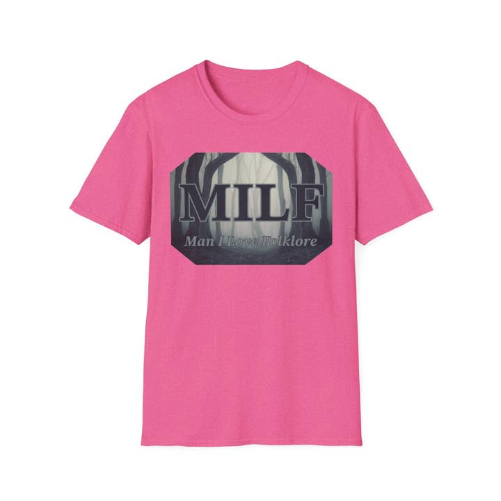 Itsy Bitsy Cryptids - Wholesale Screen Printed T-Shirt - Unisex - MILF Man I Love Folklore Unisex Softstyle T-Shirt4