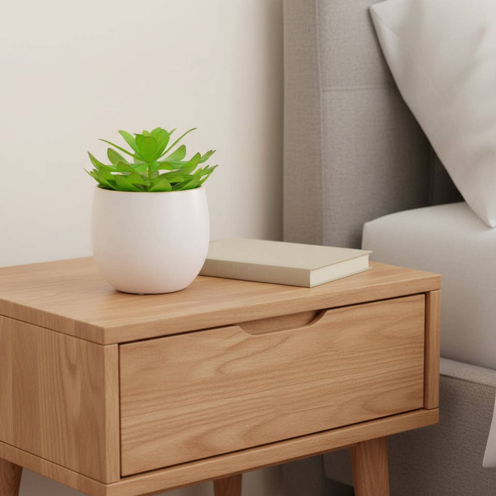 HomeRoots – wholesale Artificial plant – 4" Green Artificial Succulent Plant In Oval White Planter1