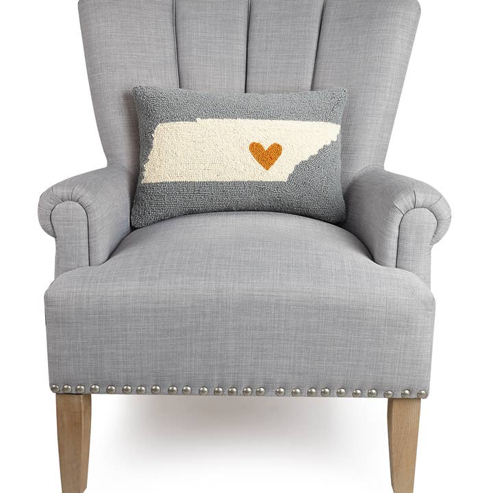 Peking Handicraft - Wholesale Throw/Decorative Pillow - Heart In Tennessee Hook Pillow2