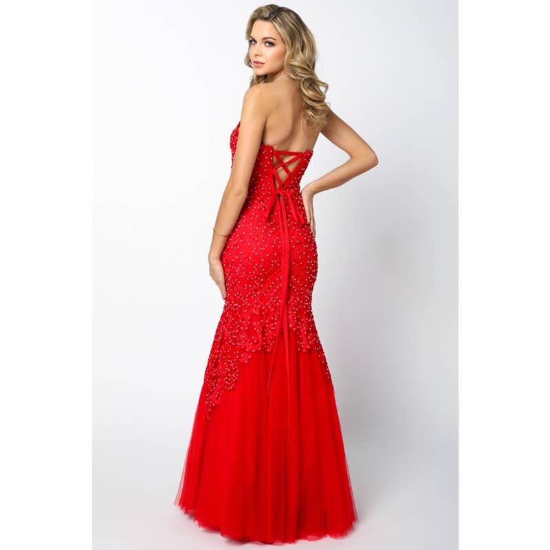 Juliet - Wholesale Gown - Women's - FULLY EMBROIDERY WITH MERMAID PROM GOWN3
