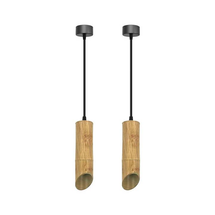 Ledsone - Wholesale Chandelier/hanging light - Hanging Wooden GU10 Socket Pendant Light~477410
