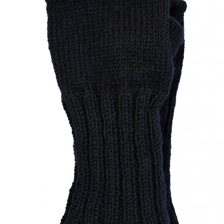 Black Yak Ltd - Wholesale Gloves - Unisex - Plain Rib Wristwarmers - Knitted Pure Wool - Fair Trade3