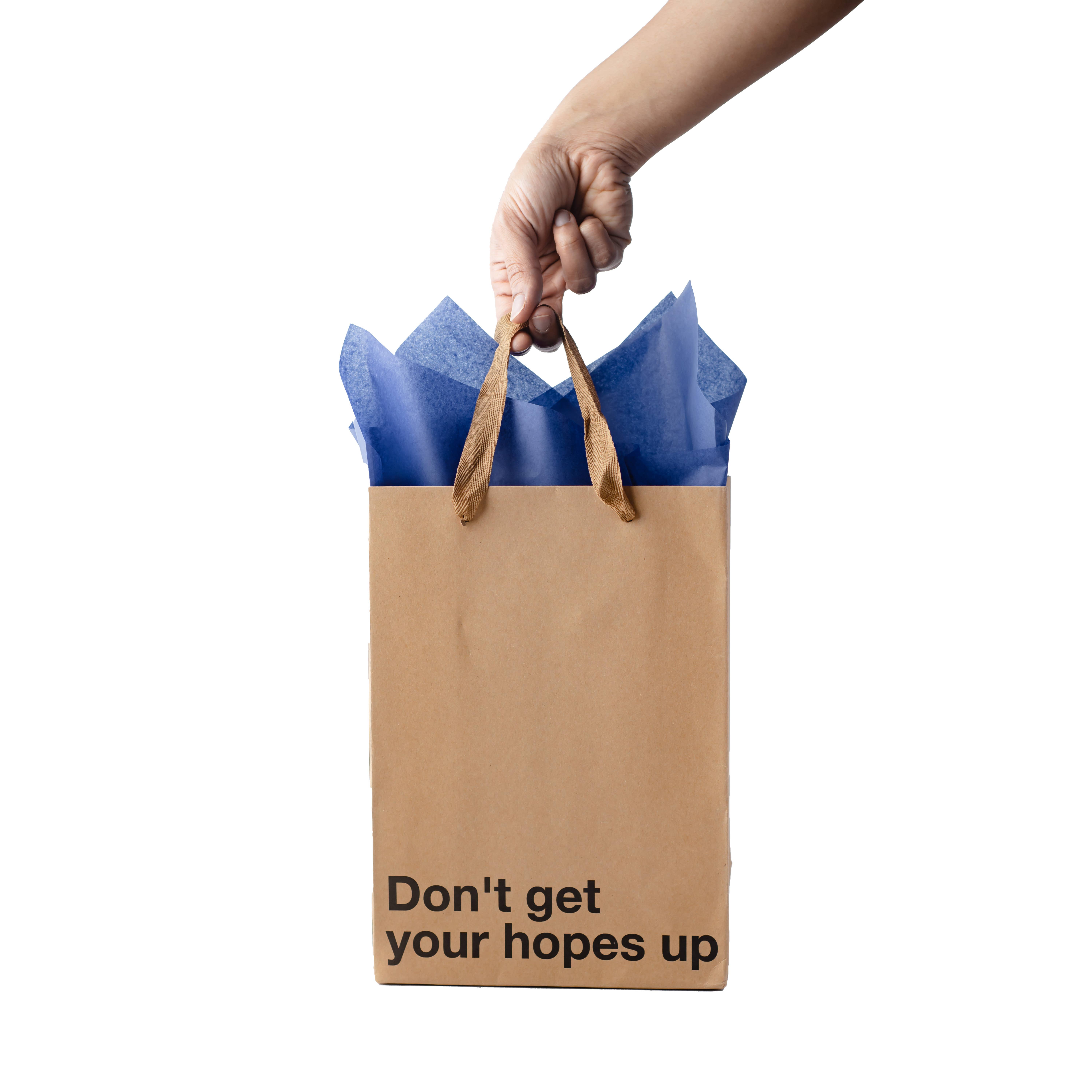MilkToast Brands - Vendita all'ingrosso Buste regalo - Sacchetto regalo « Don't Get Your Hopes Up »4