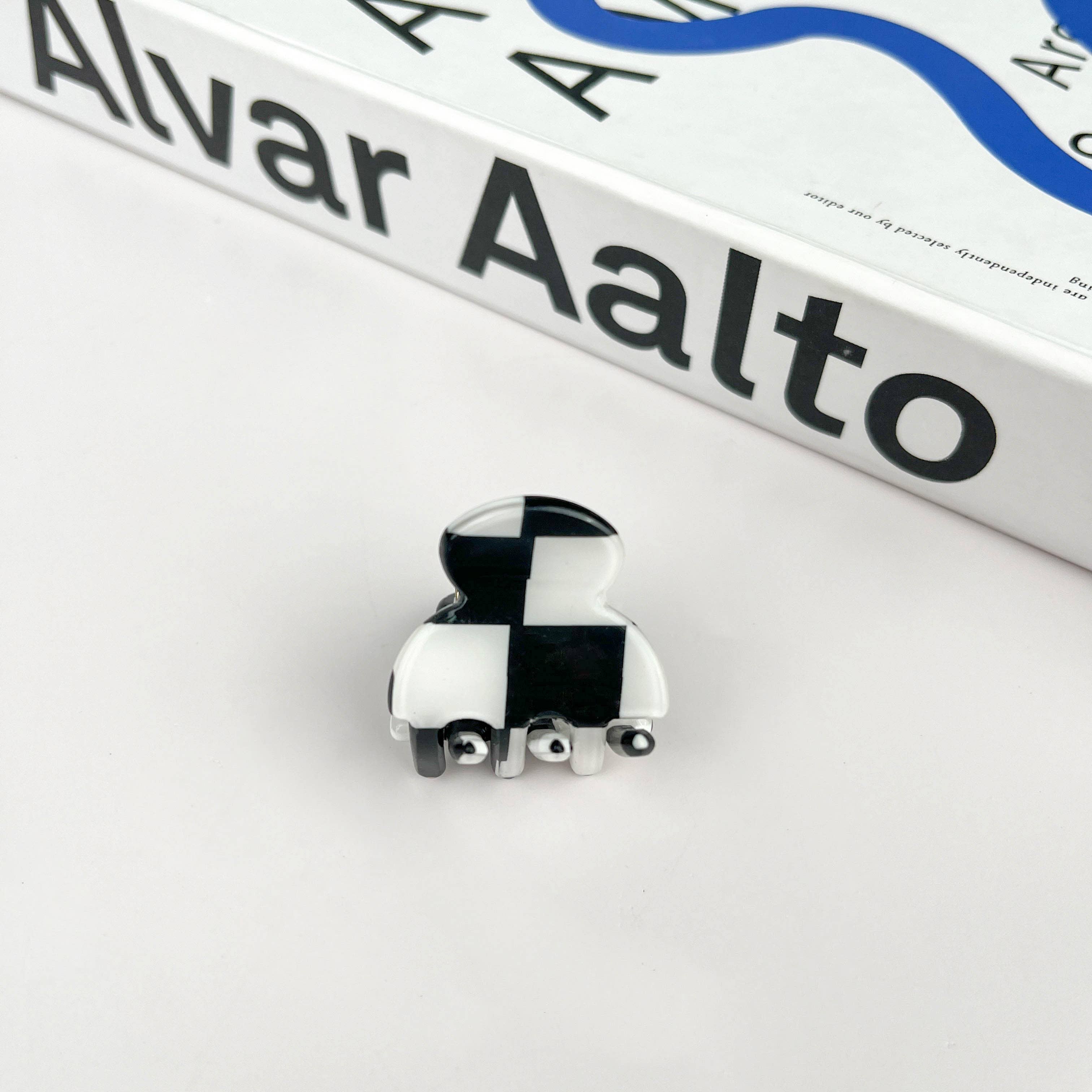 TheDivaSoap - Venta al por mayor Horquilla para el pelo - Mujer - Minipinza en forma de garra en forma de tablero de ajedrez1