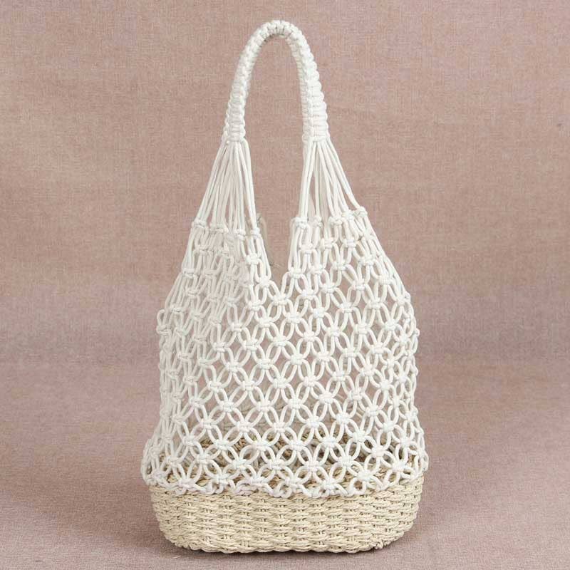 GIFT & ME – wholesale Beach bag – Rope basket tote1