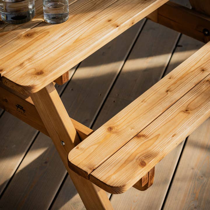 AMATA - Wholesale Patio Table - Brown Classic Design Children's Picnic Table Mini3