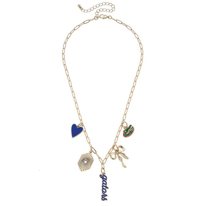 Florida Gators Pappersklämma Berlock Samlarhalsband för wholesale av Canvas Style