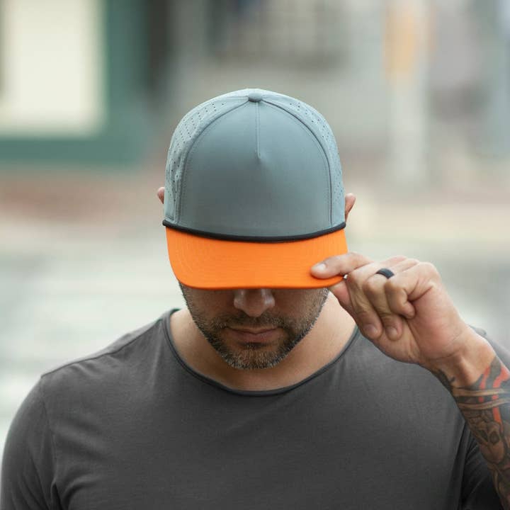 Wild Bills Blanks - Wholesale Trucker Hat - Unisex - GULF | Steel & Orange6