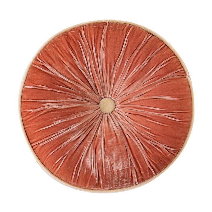 PUMPKIN CUSHION - Coral x Sand for wholesale by The Annam House