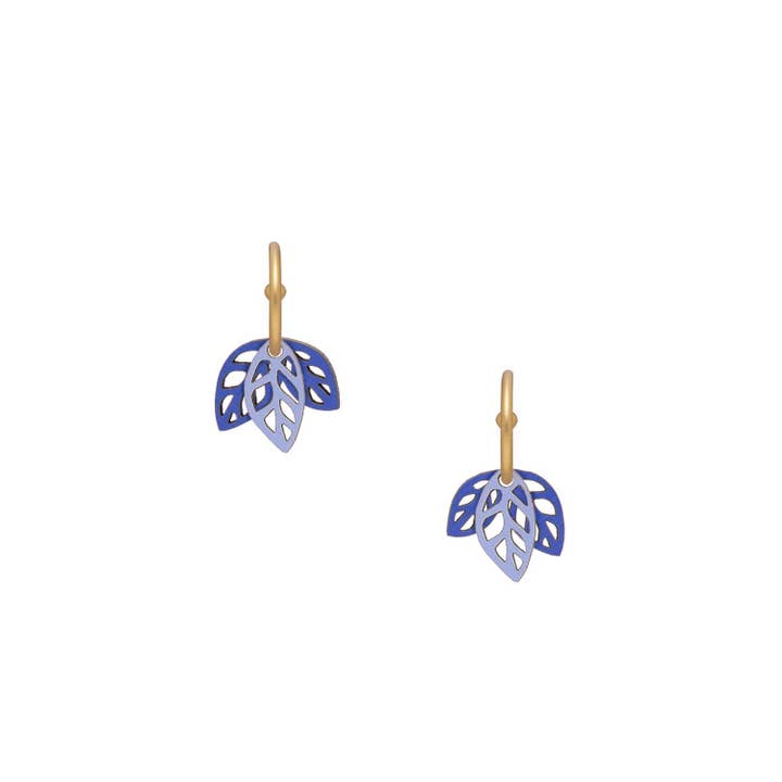 Materia Rica - Wholesale Dangle Earrings - Rustling Blue Mini2