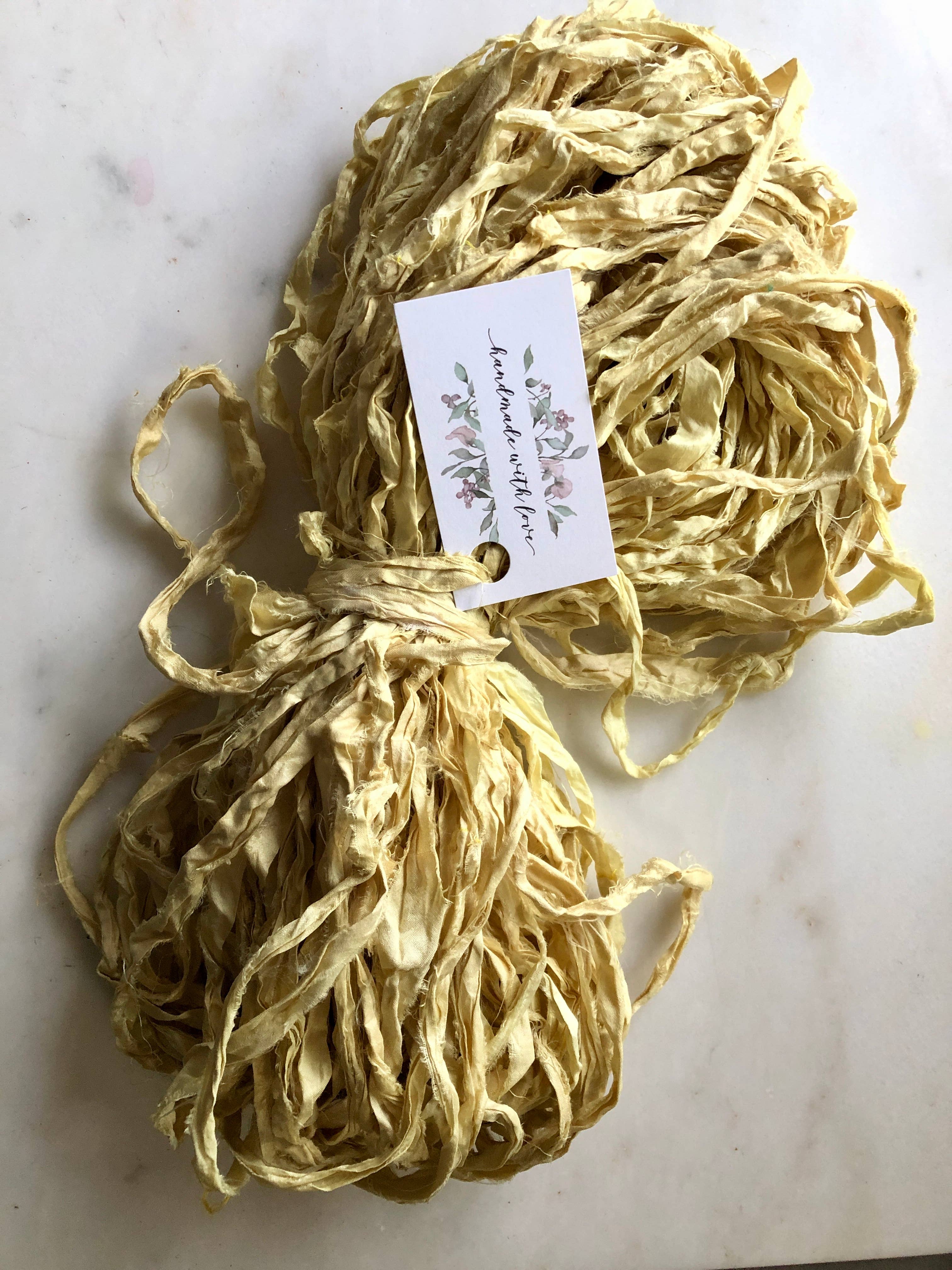 Nettle & Silk - Wholesale Ribbon – Gift wrapping - Upcycled Silk Sari Ribbon | 50 yard bundles12