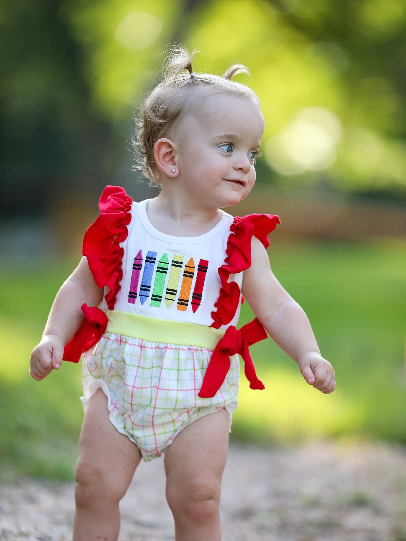 Rylee Faith Designs - Wholesale Rompertje - Baby - Terug-naar-school geborduurde meisjesromper5