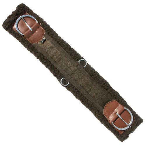 Western Fleece Cinch with Leather Reinforcements - Brown for wholesale by Intrepid International