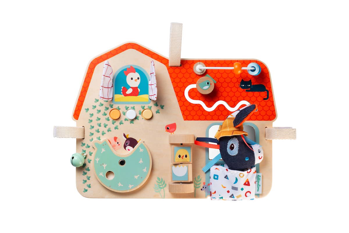 Janod - Wholesale Wood Toy - Kids - L83179 (Farm Activities Panel)