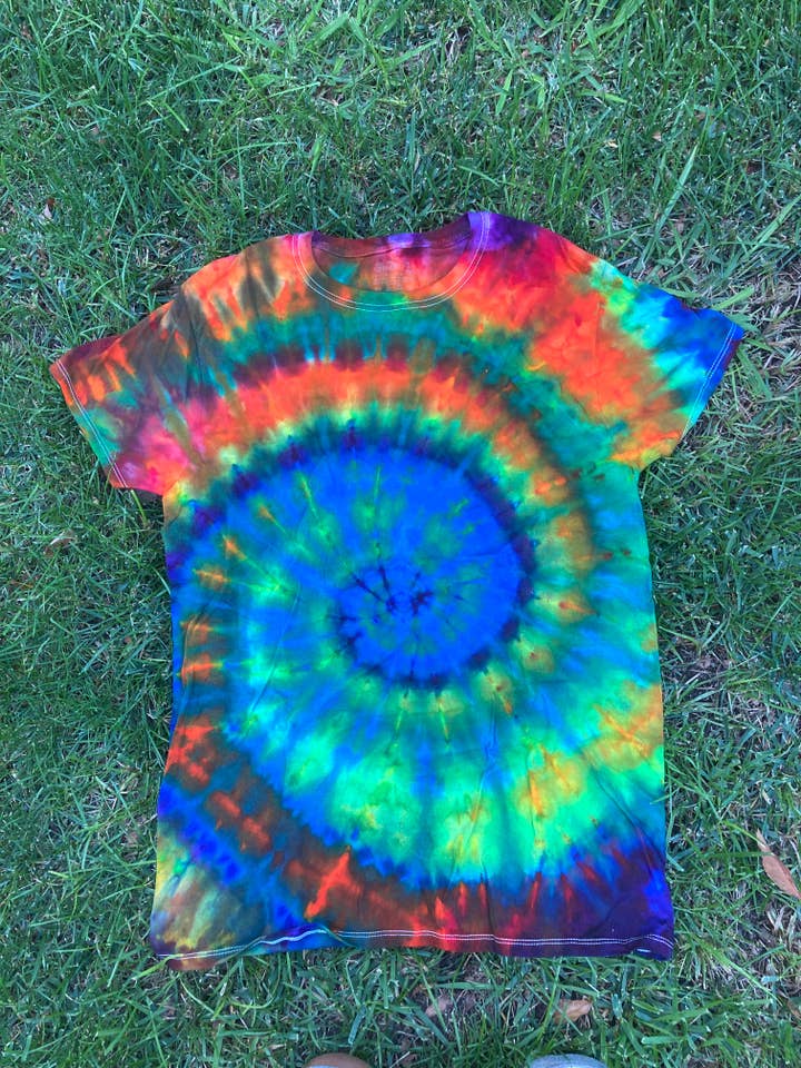 Sunshine Tie Dye - Wholesale T-Shirt - Women's - Classic Spiral T-shirt33