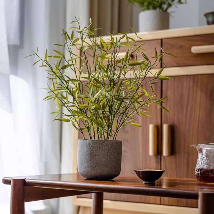 Rustic Reach - Wholesale Artificial Plant - Realistic Mini Bamboo Leaf Potted Plant