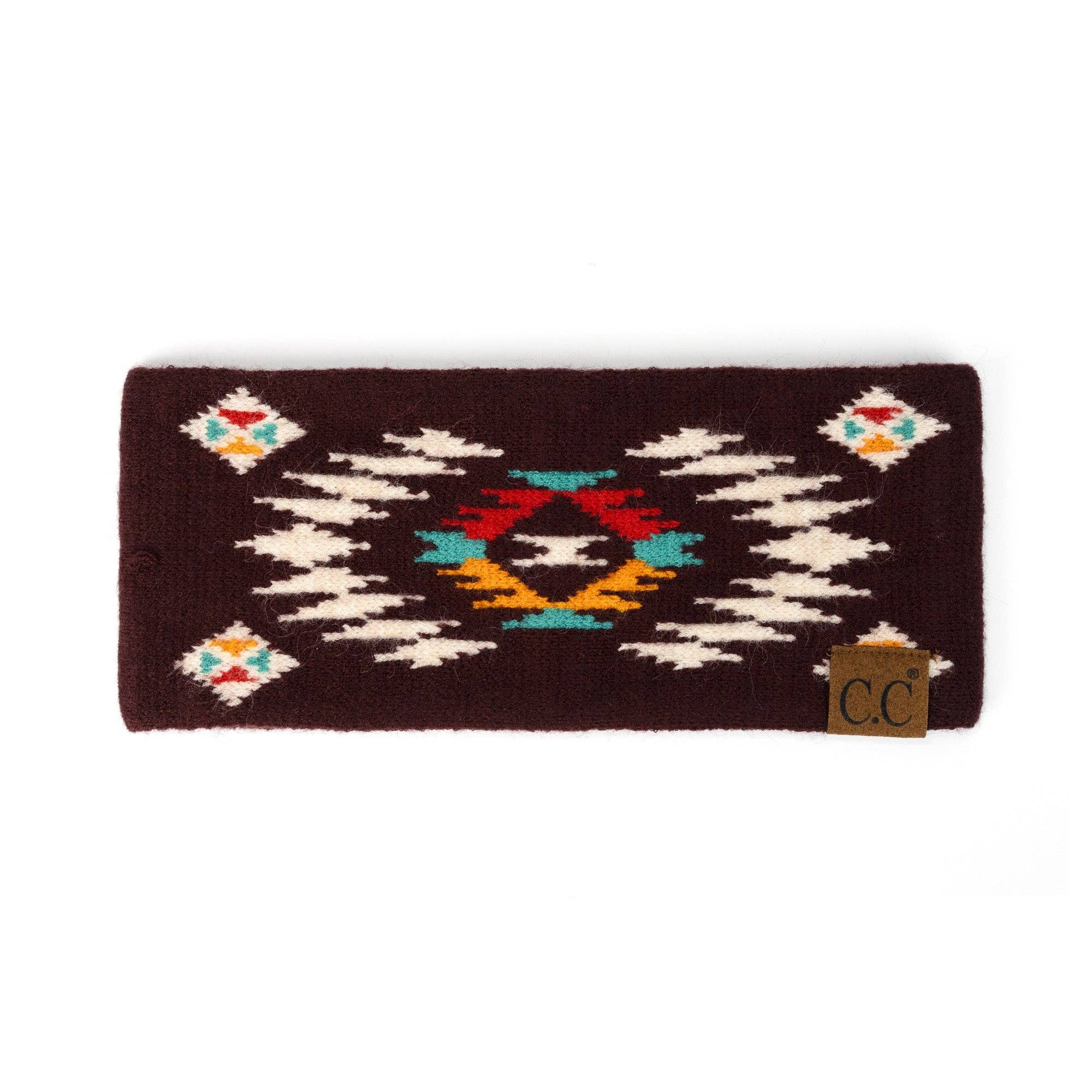 Truly Contagious - Vendita all'ingrosso Fascia per capelli - Donna - Fascia per Capelli C.C. con Stampa Azteca Sudoccidentale (HW-3001)2