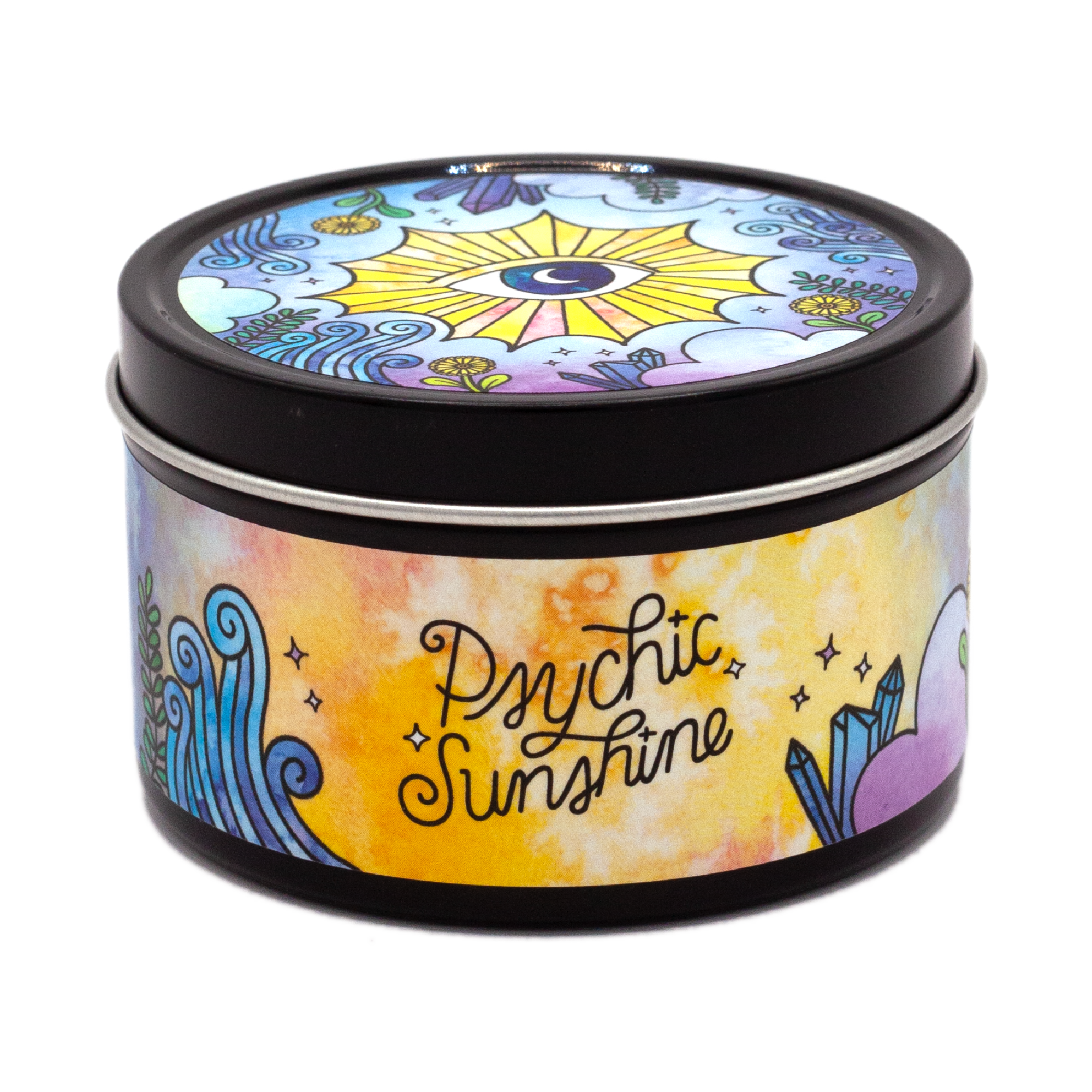 Rachel Beyer - Wholesale Travel Candles - Psychic Sunshine Magic Aromatherapy Candle - Citrus & Cedar9
