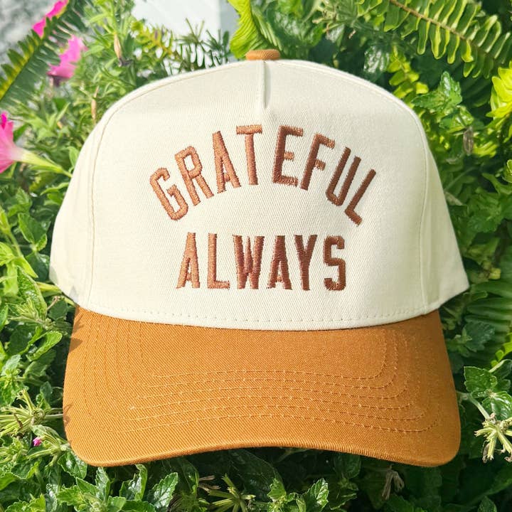 Grateful Always Hat for wholesale by Poppy & Pine
