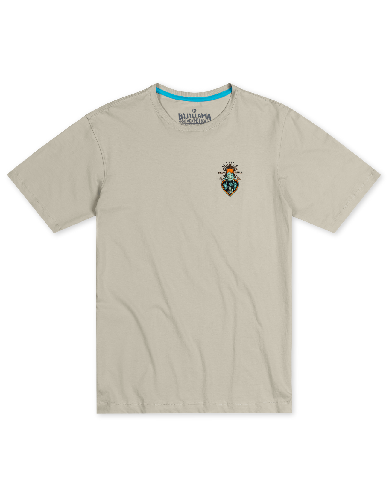 Baja Llama - Wholesale T-Shirt (Graphic) - Unisex - AGAVE EL SATIVO - CREAM PRIMO GRAPHIC TEE1