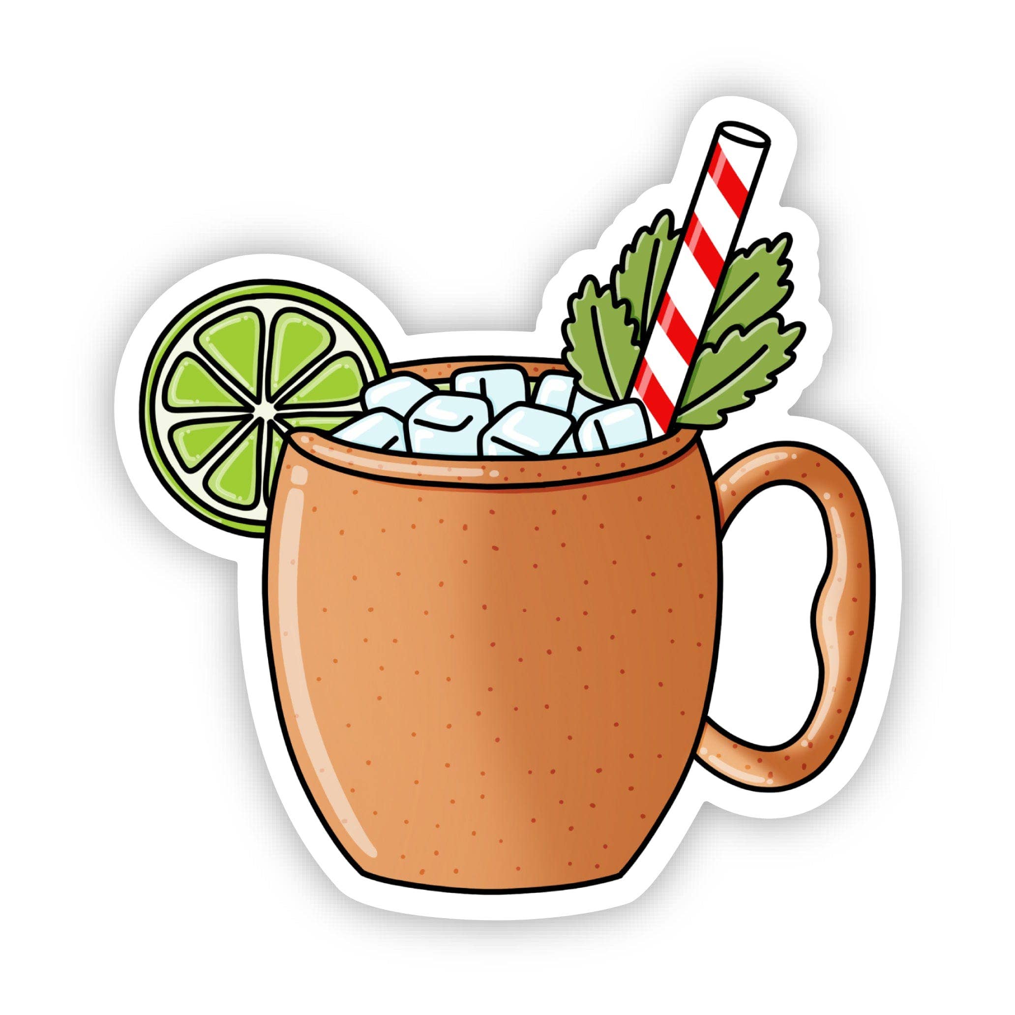 Big Moods - Wholesale Sticker - Moscow Mule Cocktail Sticker1