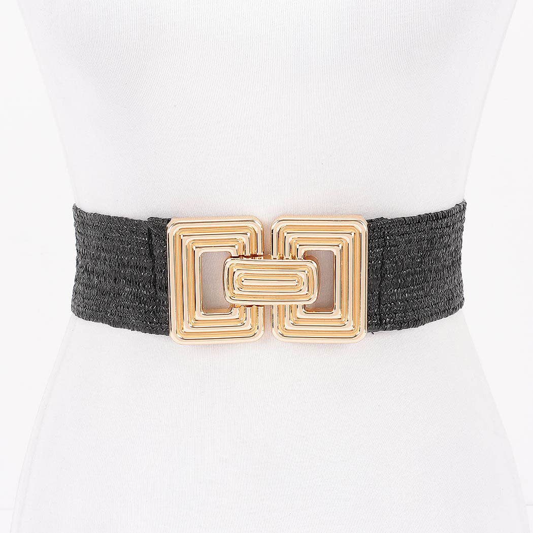 3AM BY H&D ACCESSORIES - Wholesale Belt - Women's -  Metal Buckle Elastic Belt0
