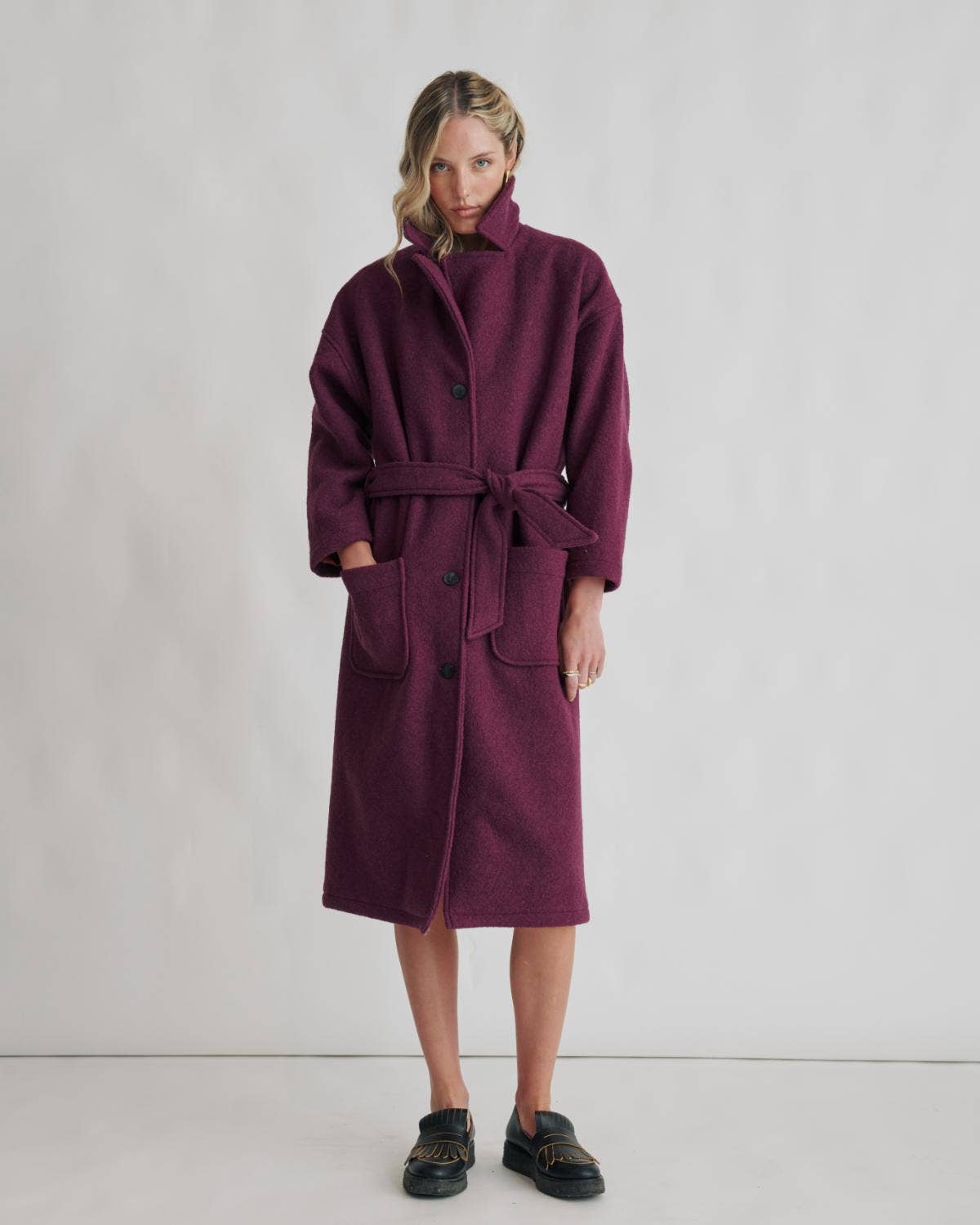 Malahierba - Wholesale Coat - Women's - Lance Coat. Felted wool coat (100%)1