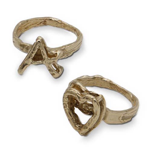 Buchstabenring (AR004LRip) für den Großhandel von Mandile Gioielli