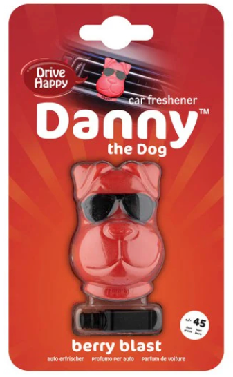 Only An Ocean Europe - Wholesale Car Freshener - Unisex - Danny The Dog - Berry Blast0