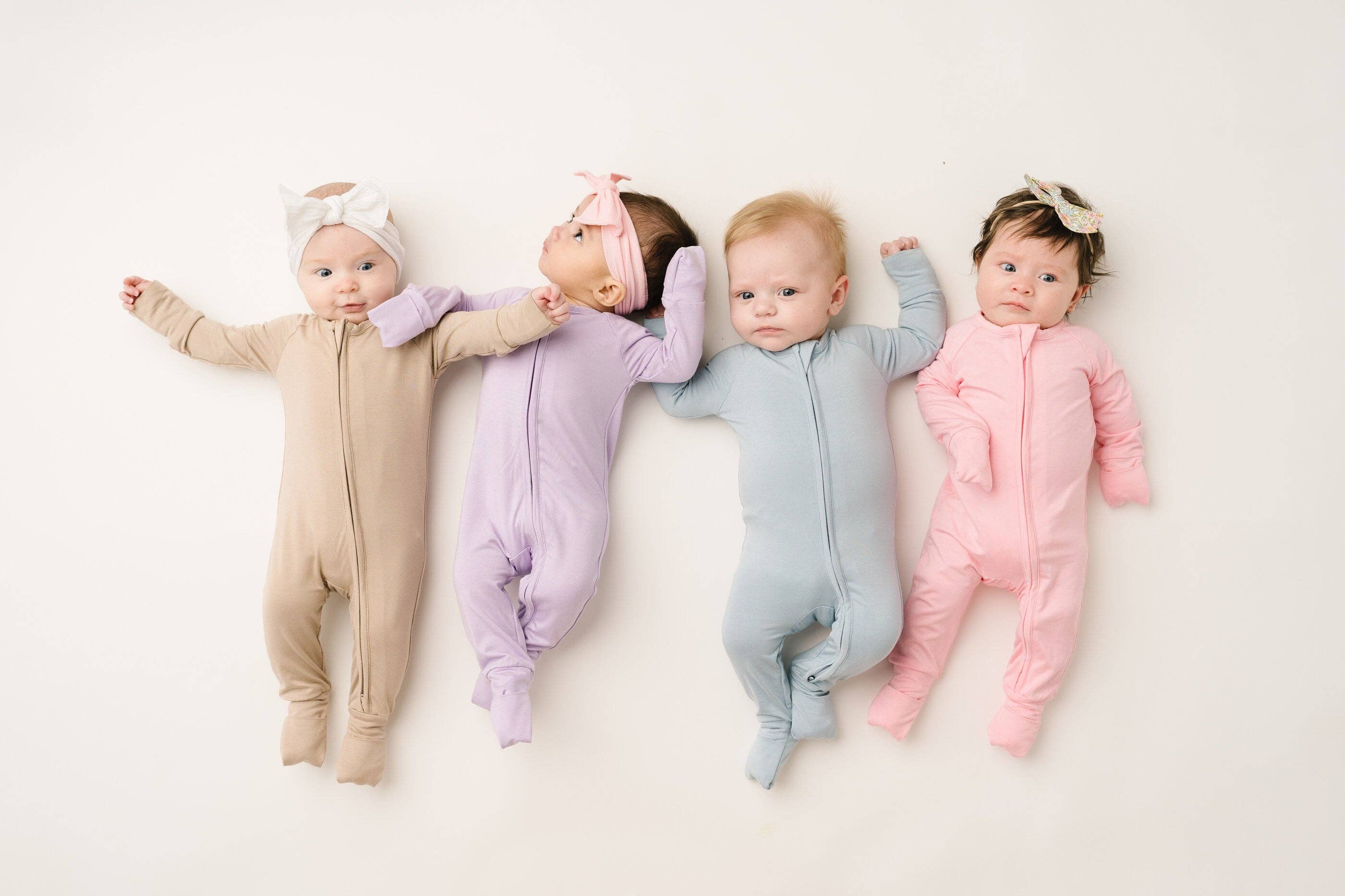 Little One Shop - Wholesale Sleepsuit - Baby - Sandstone Bamboo Sleeper12