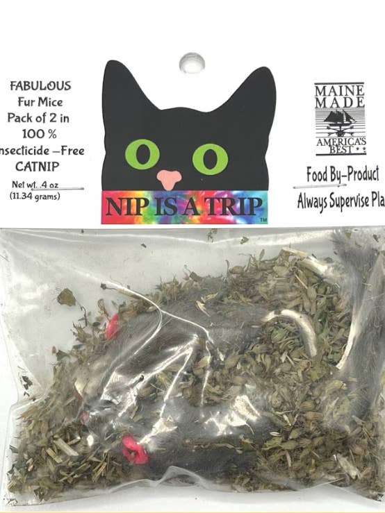 Souris à fourrure de lapin Nip is A Trip pour la vente par Nip Is A Trip