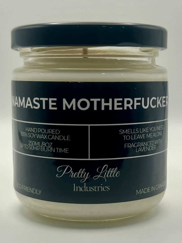 Soy Candle- Namaste for wholesale by Pretty Little Industries Ltd