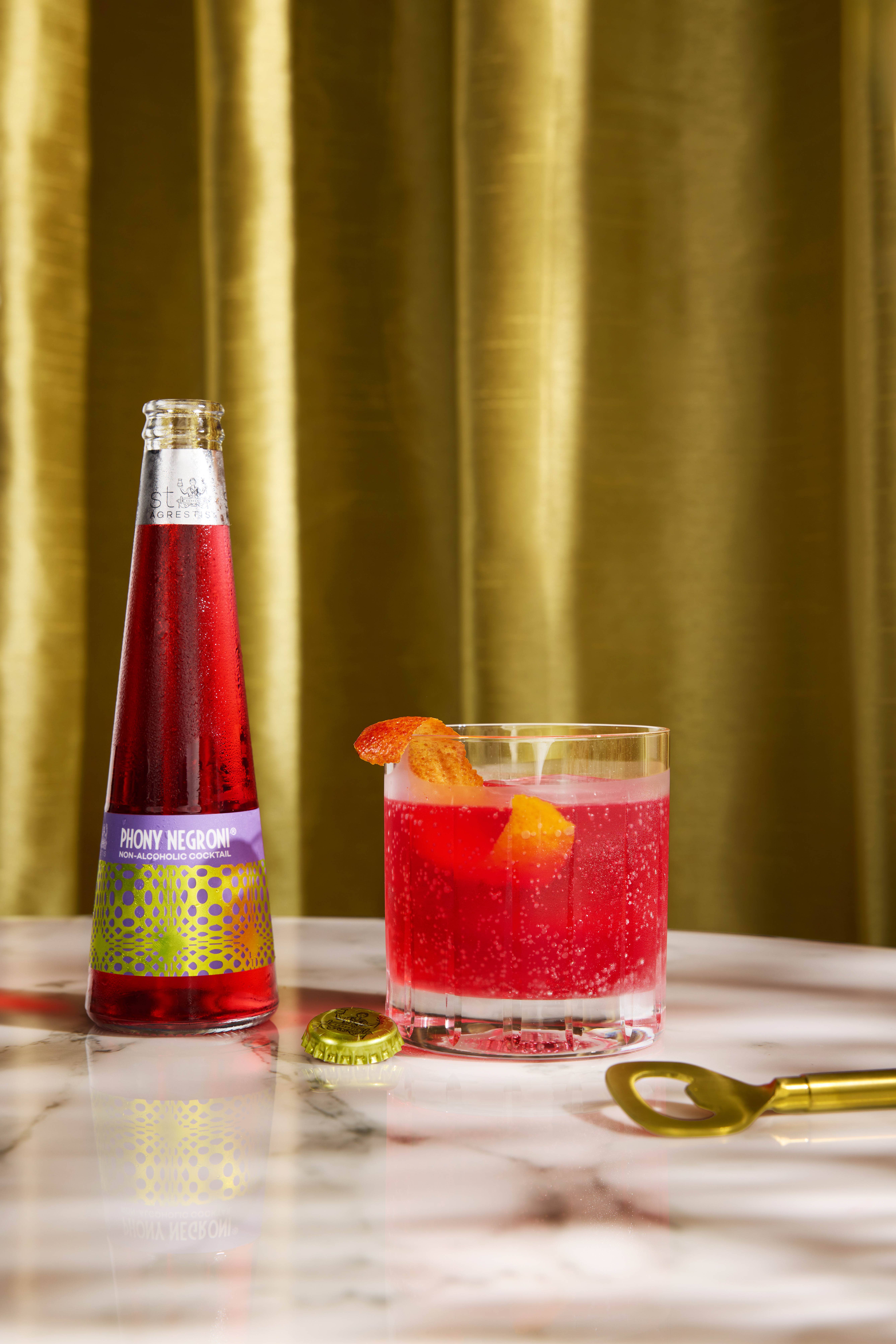 Phony Negroni x St. Agrestis - Wholesale Non-Alcoholic Aperitif/Mocktail - St. Agrestis Non-Alcoholic OG Mix Pack.9