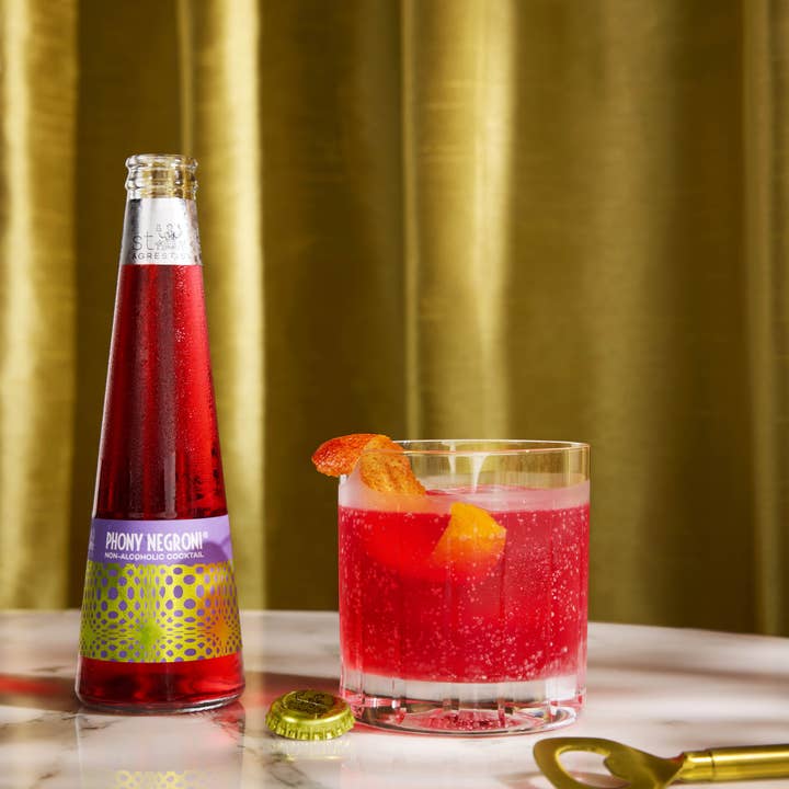 Phony Negroni x St. Agrestis - Wholesale Non-Alcoholic Aperitif/Mocktail - St. Agrestis Non-Alcoholic OG Mix Pack.9