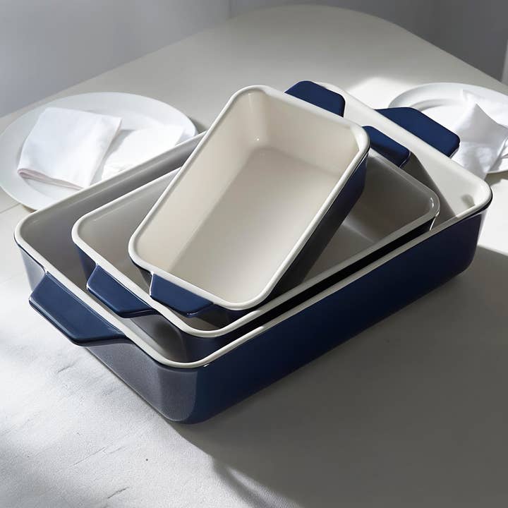 Kook - Wholesale Baking Dish - Kook Ceramic Baking Dishes, Small, Medium, Large, Set of 32