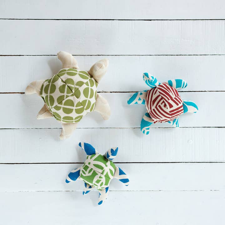 Rise Beyond the Reef - Wholesale Stuffed/Plush Toy - Kids & Baby - Handsewn Koro Print Turtles11