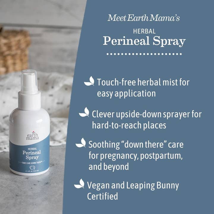 Earth Mama Organics - Wholesale Pain Relief Spray/Cream - Herbal Perineal Spray4
