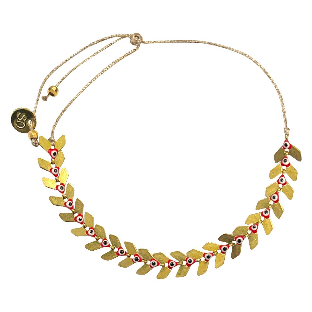 Sophie Deschamps Bijoux – Engroshandel Armbånd med led og kæde – LEOPOLD armbånd med emaljeret kæde9