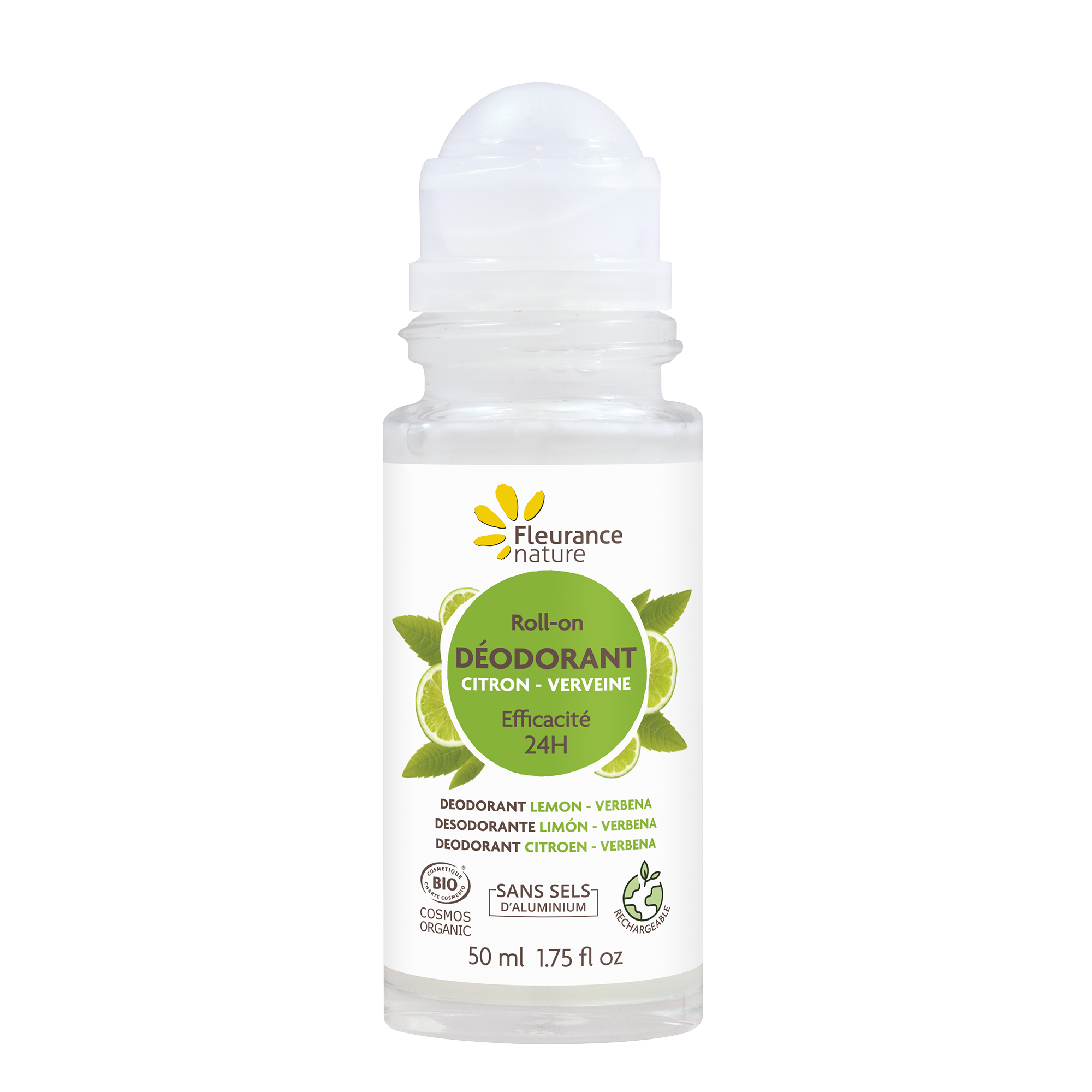 Fleurance Nature - Wholesale Deodorant - Unisex - LEMON DEODORANT - ORGANIC VERBENA1