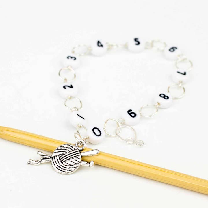 Yarn Ball Circle Chain Row Counter for wholesale by Twice Sheared Sheep