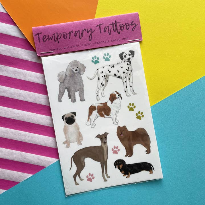 Dogs - Temporary Tattoos for wholesale by Lydia Meiying