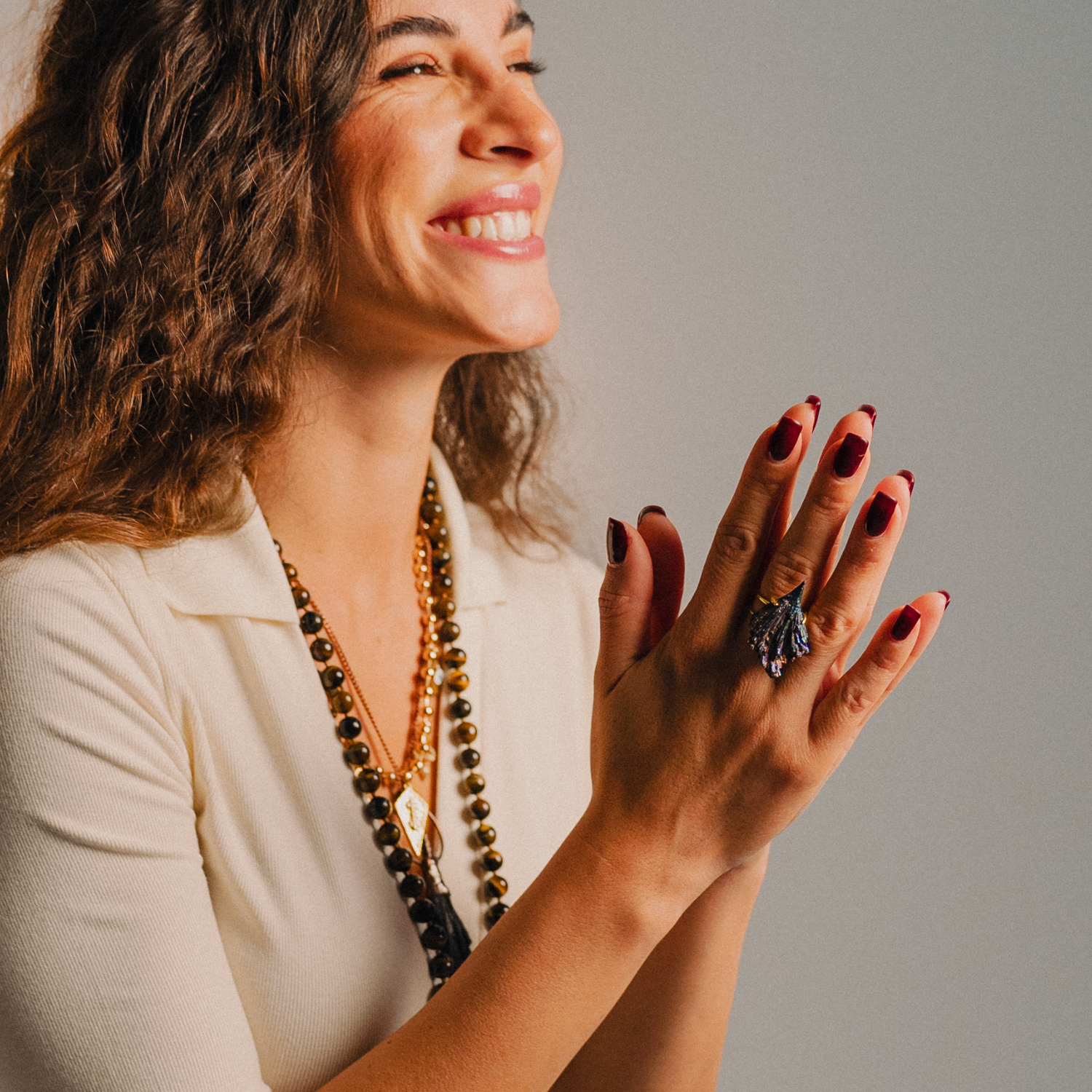 PHOEBE´S - Wholesale Cocktail/gelegenheidsring - Ring met Toermalijn Aura2