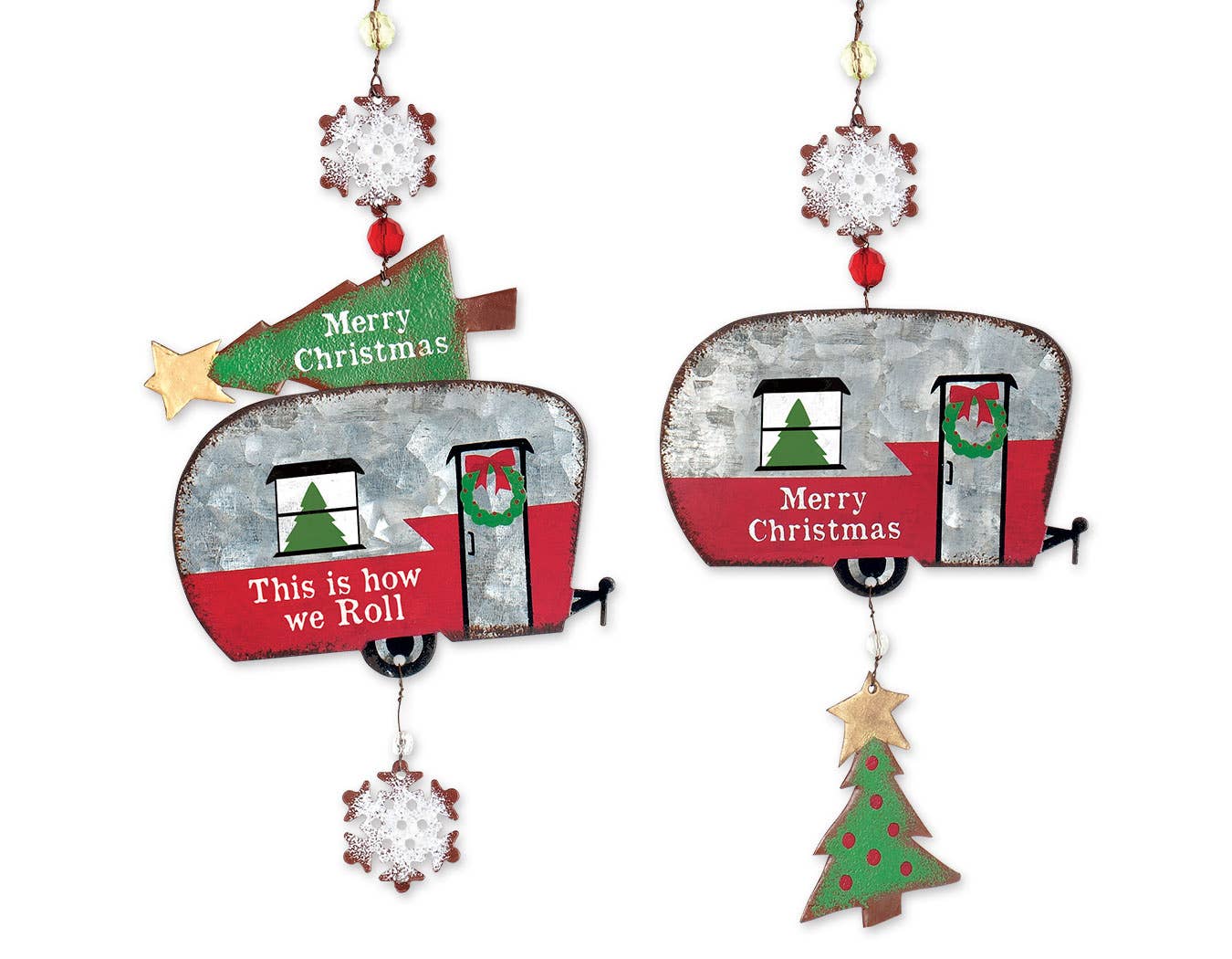Sunset Vista Designs - Wholesale Ornament Set - Trailer Ornament 2 asst0