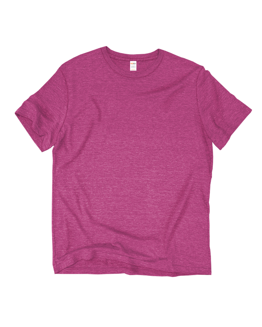 GOEX Apparel - Wholesale T-Shirt - Men's - Unisex Short Sleeve Triblend Tee20