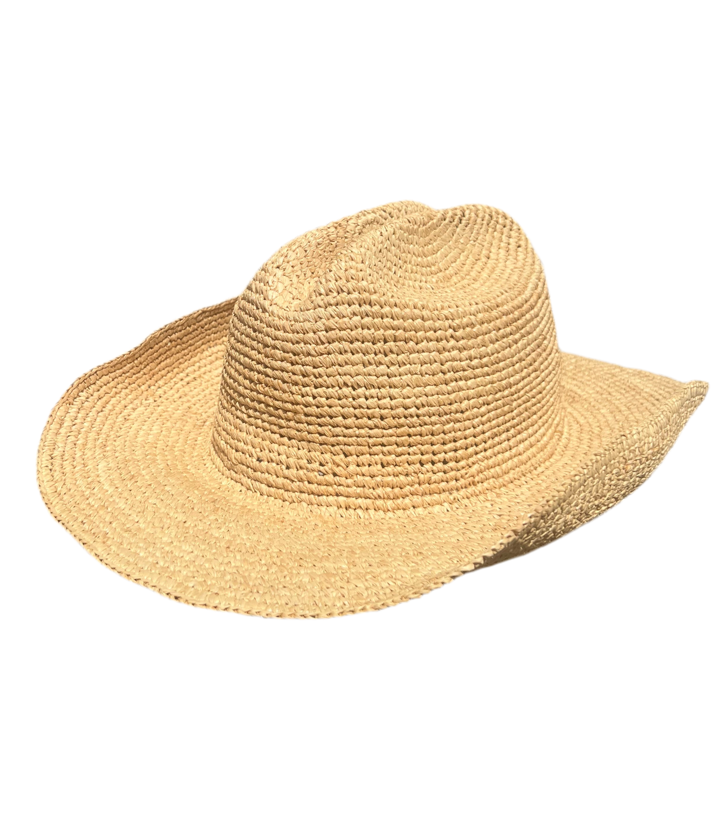 Chloe Alexis - Vente Chapeau de cowboy – femme - Le Levi - Chapeau de Cowboy en Raphia2