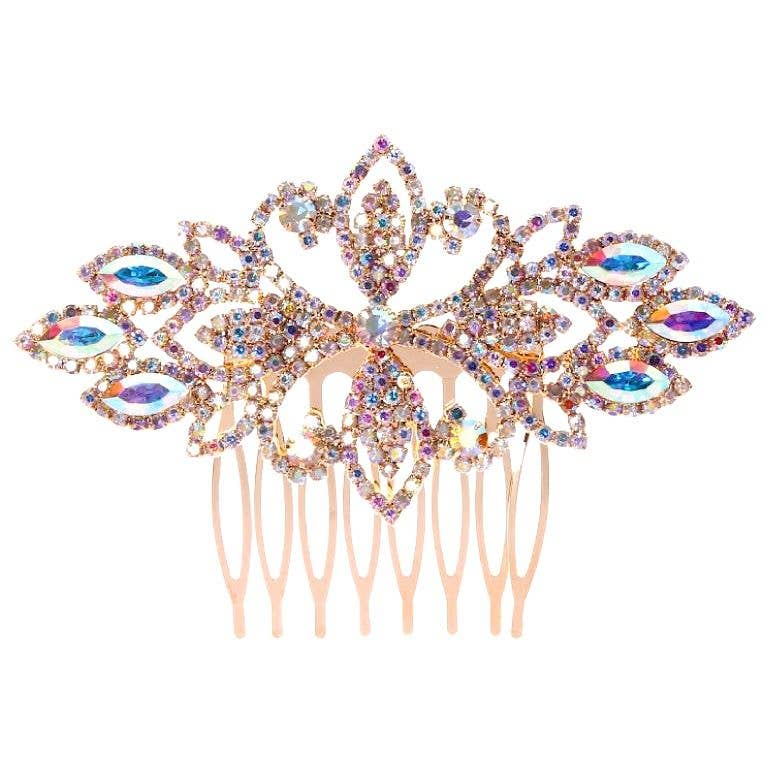 Diacly - Vente Épingles à cheveux - Peigne à épingles à cheveux teinté décoré de strass4