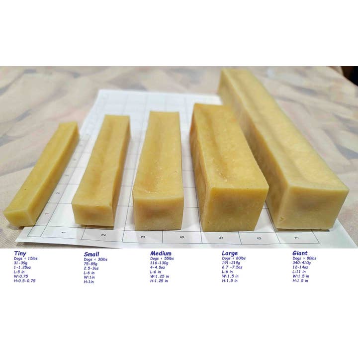 JUST Cheese Chews - Wholesale Pet Treats - Dog - Dog Cheese Chew - Small - Himalayan Yak ~2.6 oz8