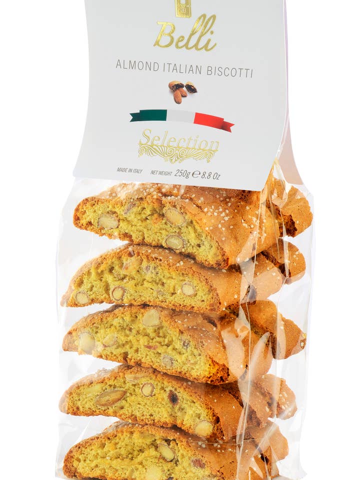 250 gramas de biscoitos grandes e macios de amêndoa por atacado de Biscottificio Belli