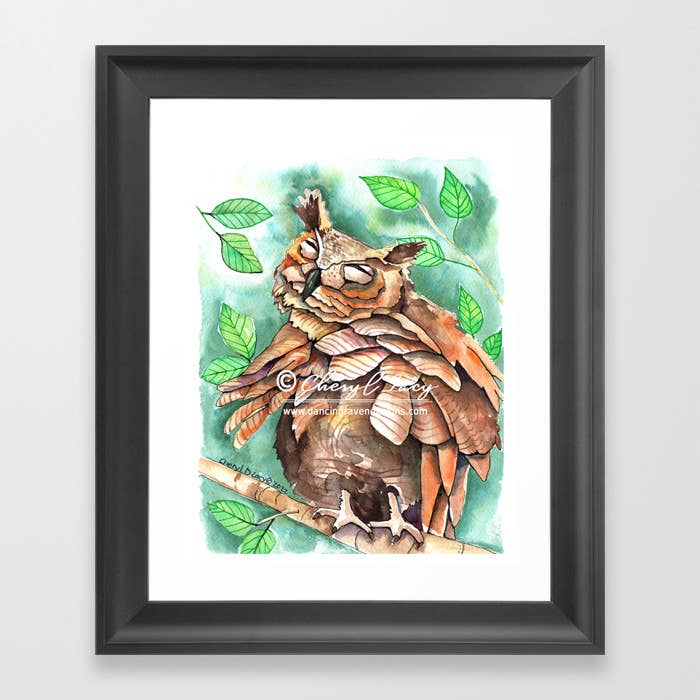 1351. Fluff Print for wholesale by Dancing Raven Designs