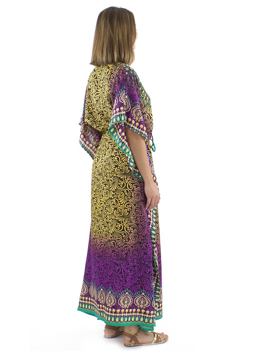 Coline – wholesale Kaftan - Dam – Kort midjelång klänning för kvinnor RO177553